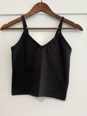 Jungmaven Black V-Neck Spaghetti Strap Tank Size M